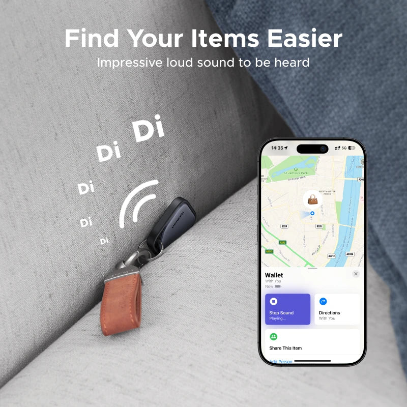 UGREEN Bluetooth Tracker – Smart Key Finder for Apple Find My
