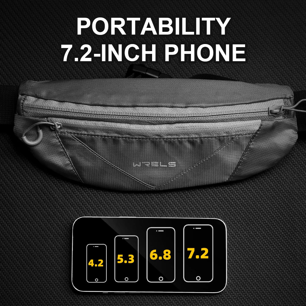 Waterproof Running Belt Marathon Jogging Sports Waist Pack Phone Bag for Men Women Cycling Outdoor Fitness