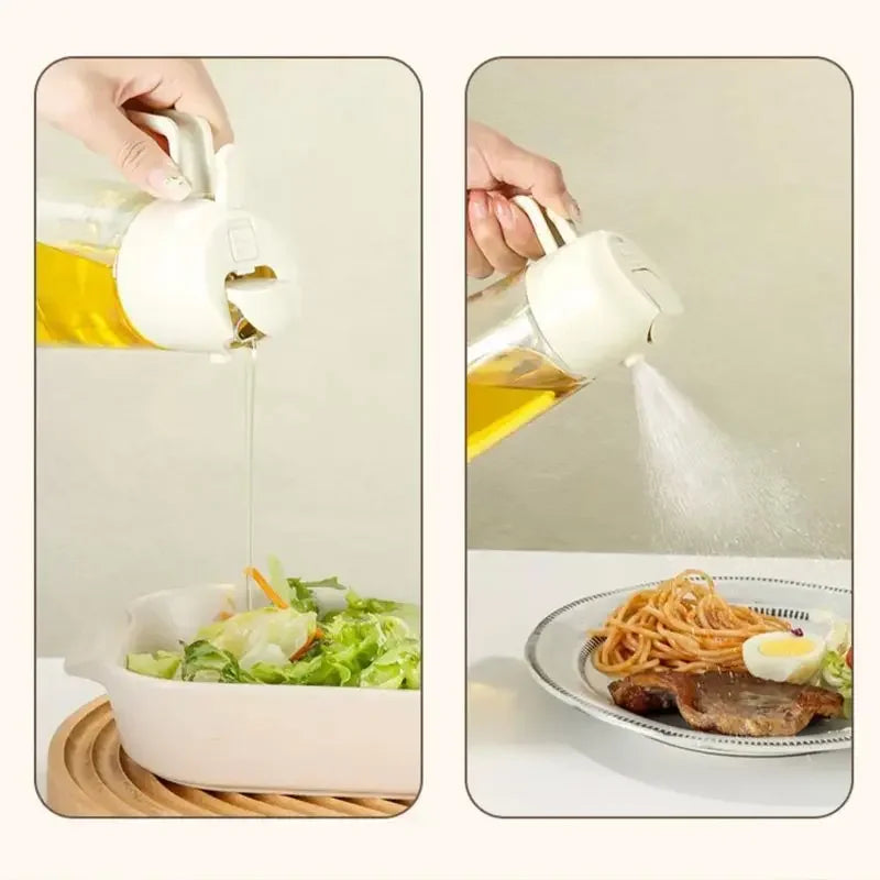Oil Dispenser Seasoning Accessories Oil Cruet Bottle Oil Spray Kitchen Utensils for Kitchen Barbecue Oils Sprayer Container