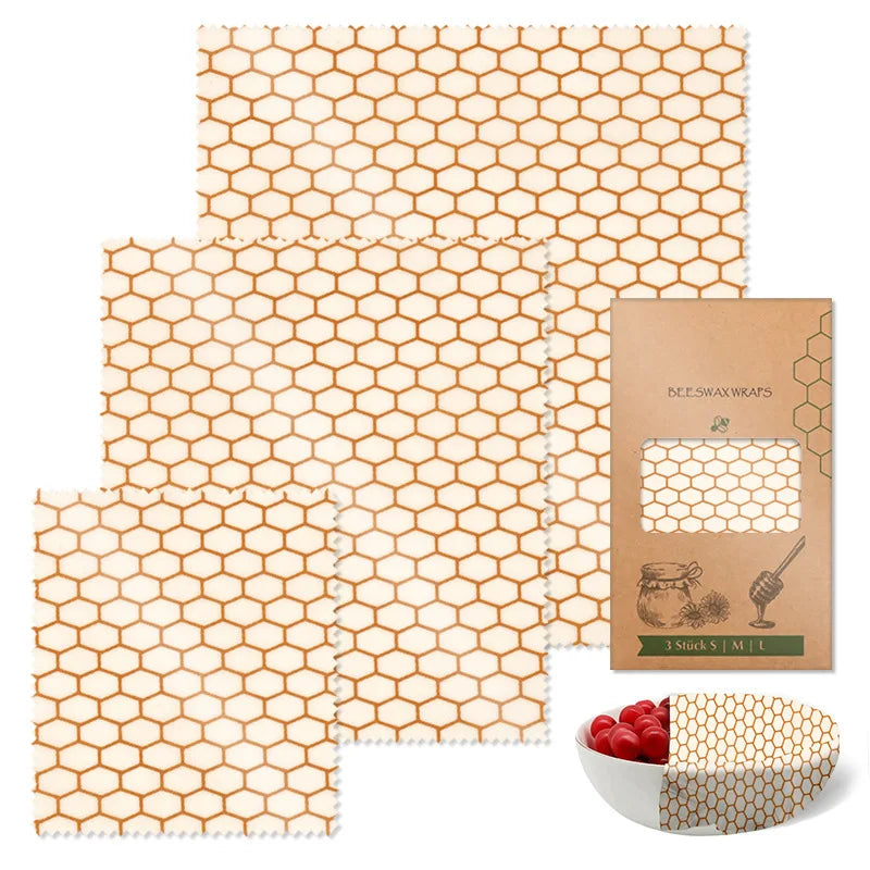 Beeswax Food Wrap – Reusable Cotton Preservation Cloth