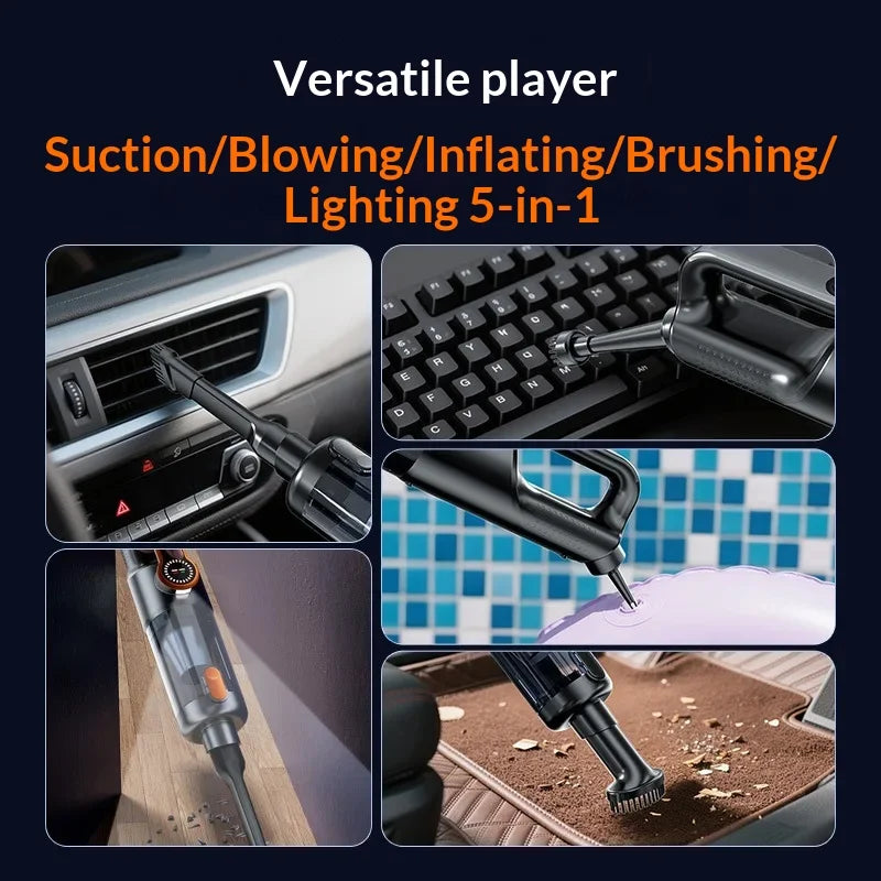 Wireless Car Vacuum Cleaner – Portable High Suction Handheld Vacuum