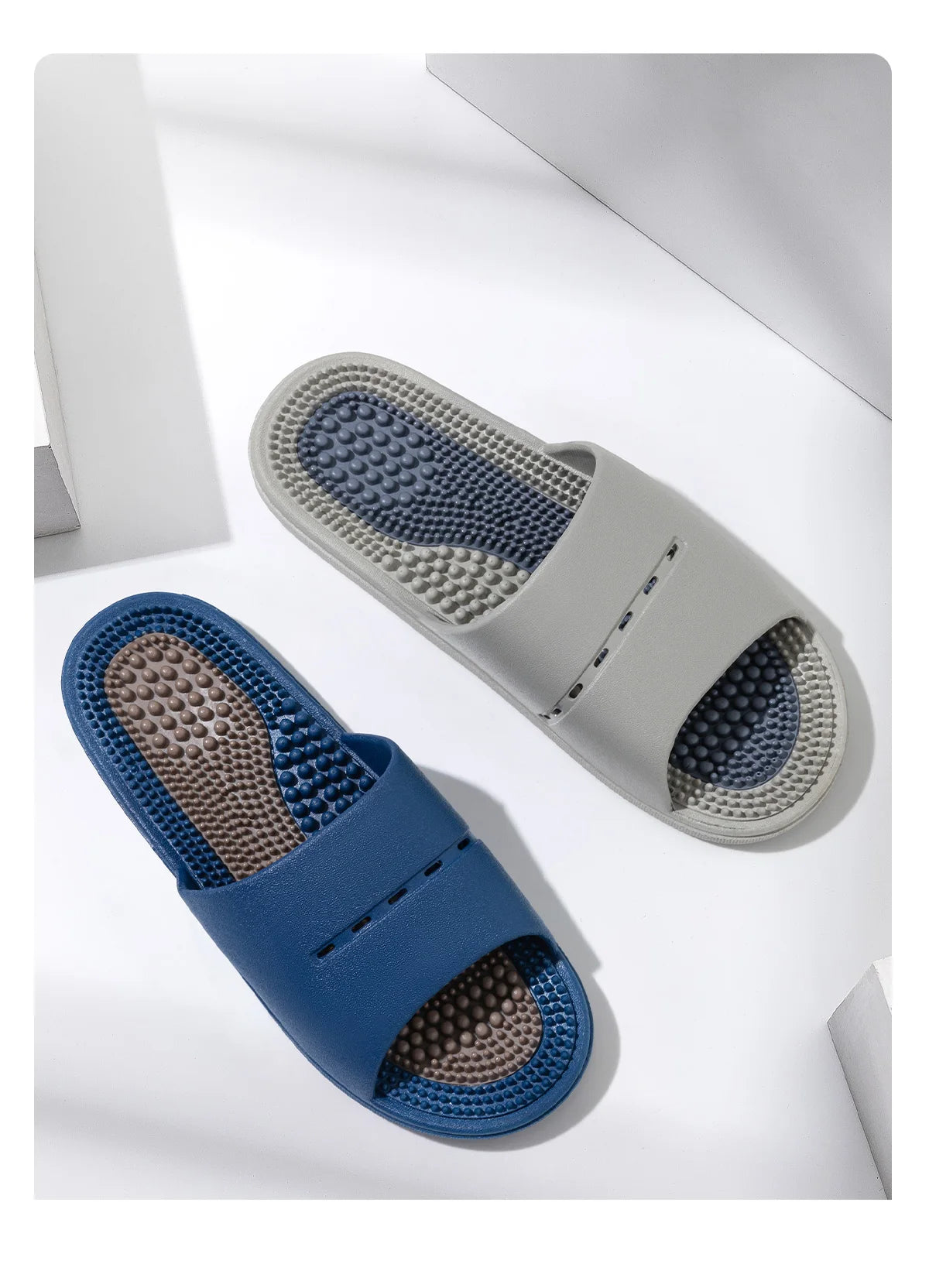 Comfortable PVC Indoor Slippers for Men & Women – Massage & Breathable Home Slides