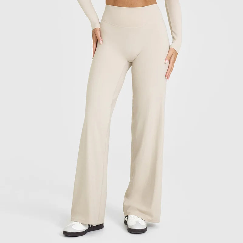 Sports straight-leg pants for women without embarrassment wide-leg pants yoga breathable fitness clothing versatile casual pants