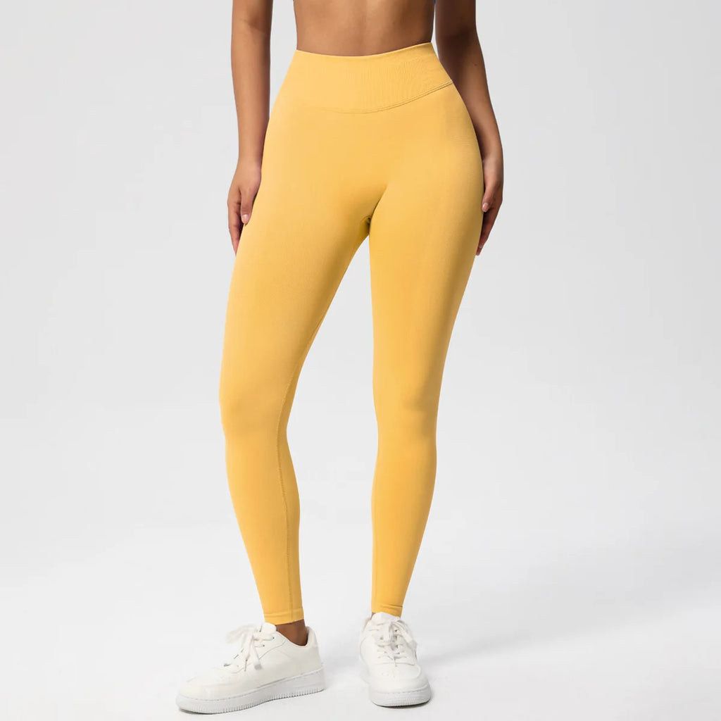 Seamless Fitness Pants Women's High Waist Yoga Leggings  High Stretchy Butt Lifting Breathable Sports Tights Women Gym Leggings