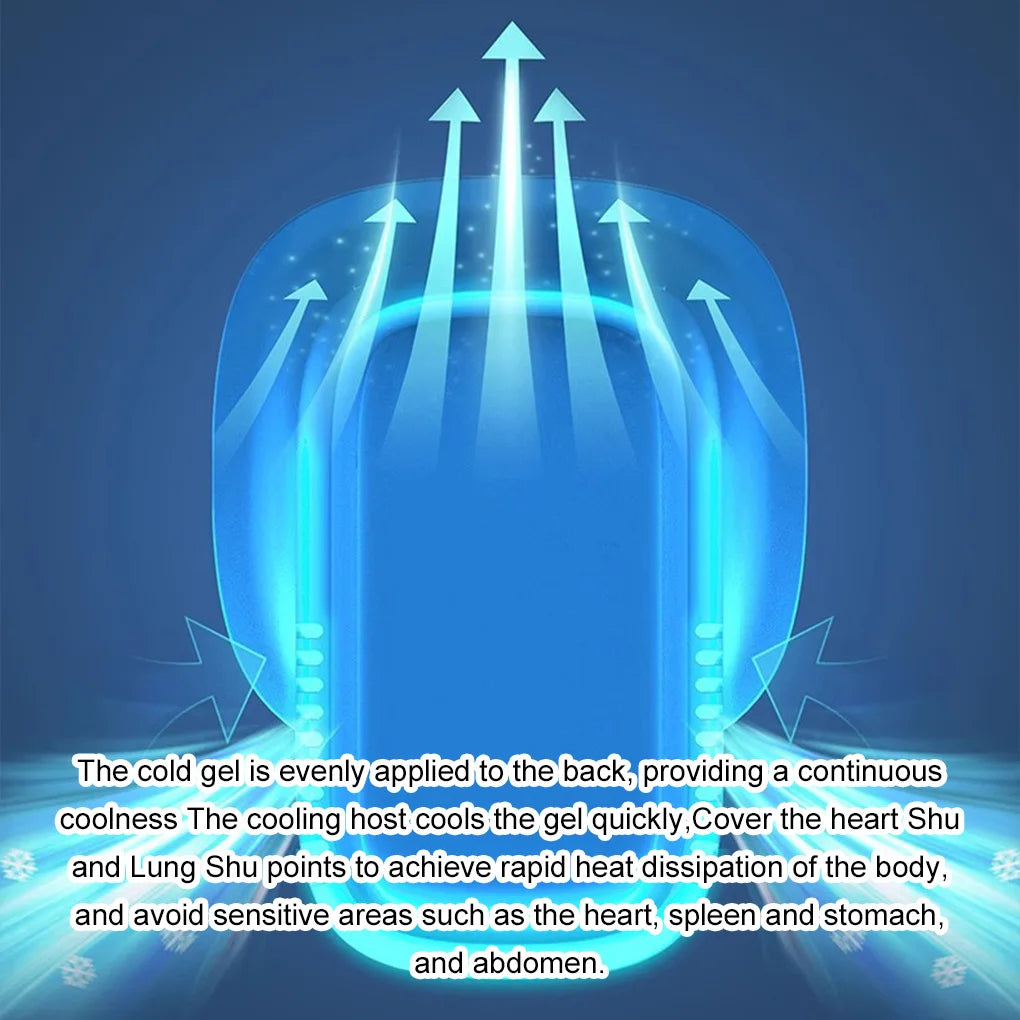 Semiconductor Refrigeration Cooling Air Conditioner Clothing Summer Air Conditioning Vest Outdoor Work Circulating Ice Clothes