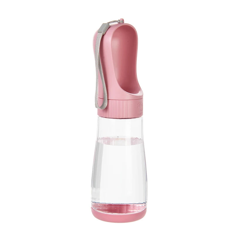 Portable 2-in-1 Dog Water Bottle with Food Container – Travel Pet Water Dispenser for Dogs & Cats