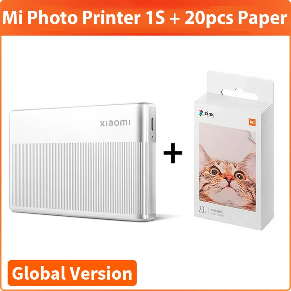 Xiaomi Portable Photo Printer 1S – Bluetooth ZINK Inkless Printer