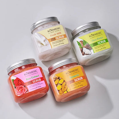 Turmeric Face & Body Scrub Cream – Moisturising, Deep Cleansing & Gentle Exfoliation