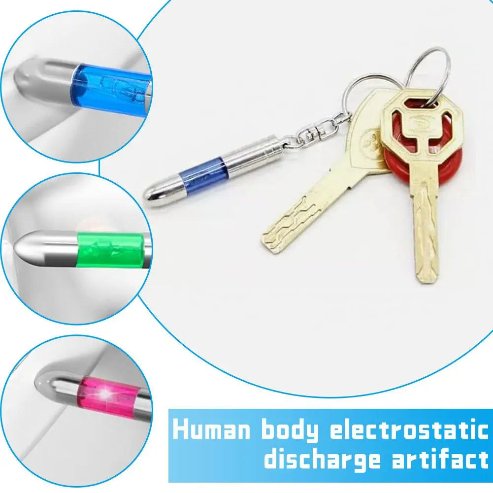 Portable Anti-Static Keychain Human Body Static Electricity Remover