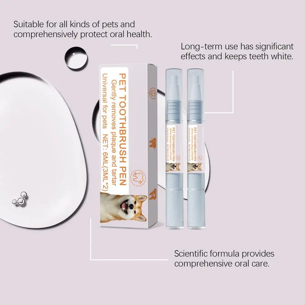 Pet Teeth Cleaning Pen for Dogs & Cats – Easy Dental Care for Fresh Breath