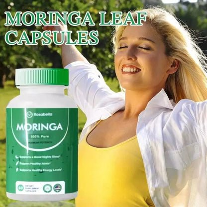 Moringa Capsules for Immune Support Gut Health & Overall Wellness – 60 Count