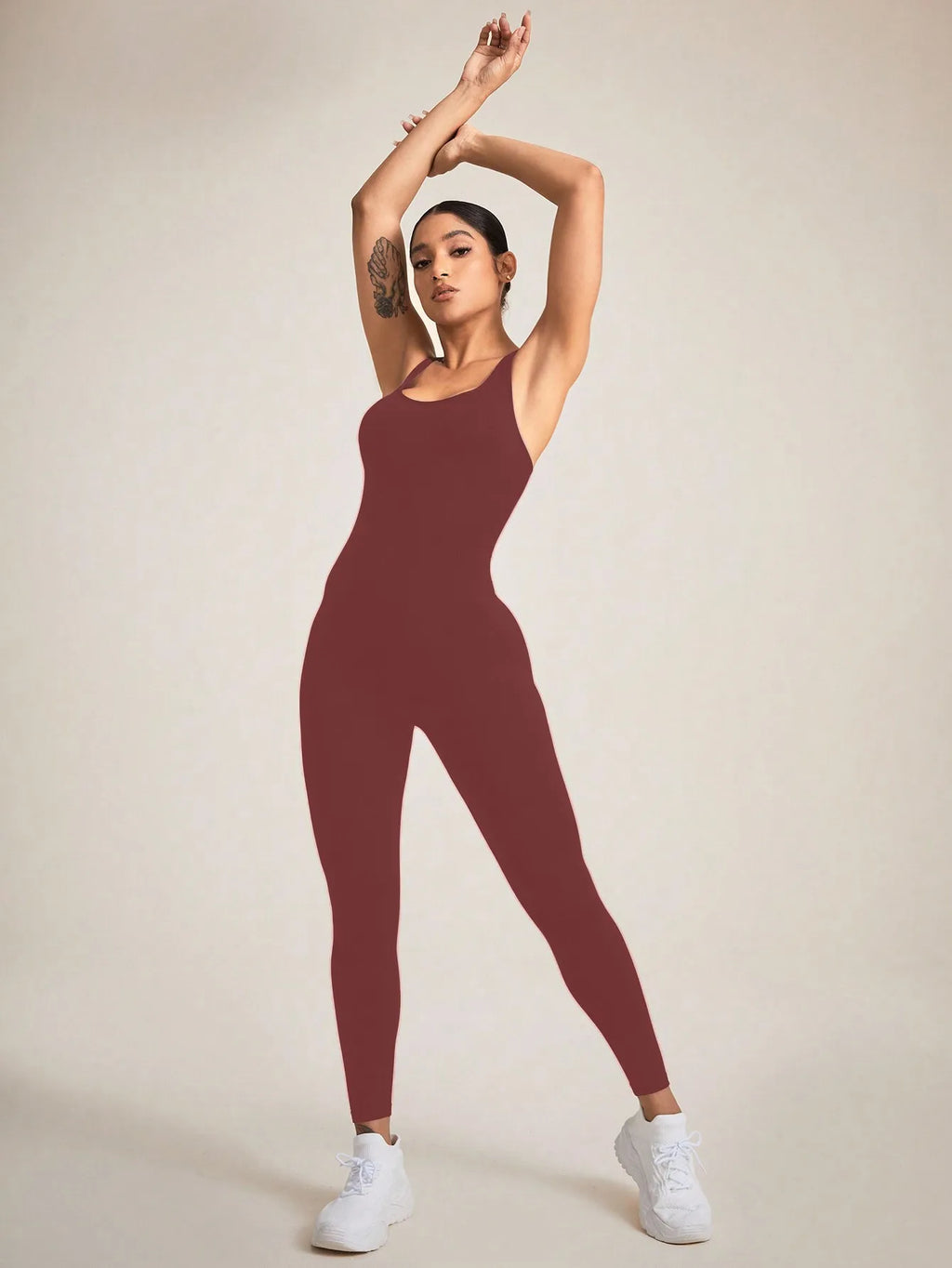 Women's Seamless Shapewear Bodysuit With Tummy Control, CrissCross Straps Backless Body Shaper, Women's Underwear & Shapewear