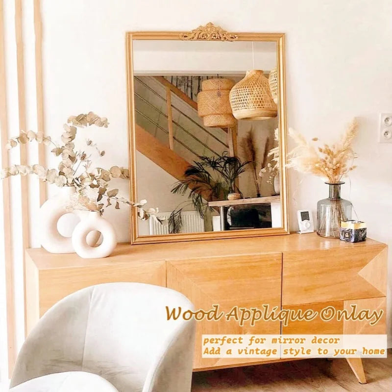 Decorative Wooden Appliques & Onlays for Furniture, Walls & Doors – DIY Wood Corner Frames