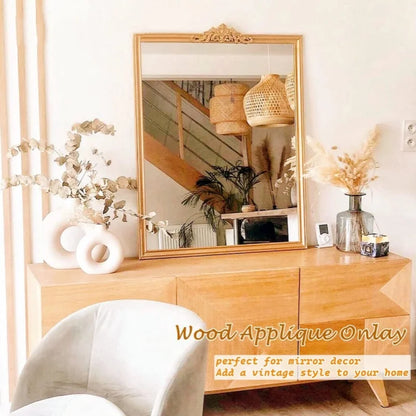 Decorative Wooden Appliques & Onlays for Furniture, Walls & Doors – DIY Wood Corner Frames