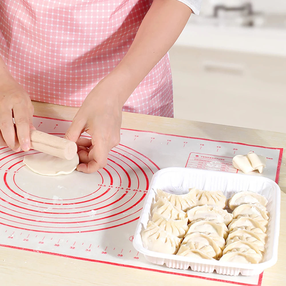 Silicone Kneading Mat – Non Stick Pastry Rolling Pad for Dough & Pizza