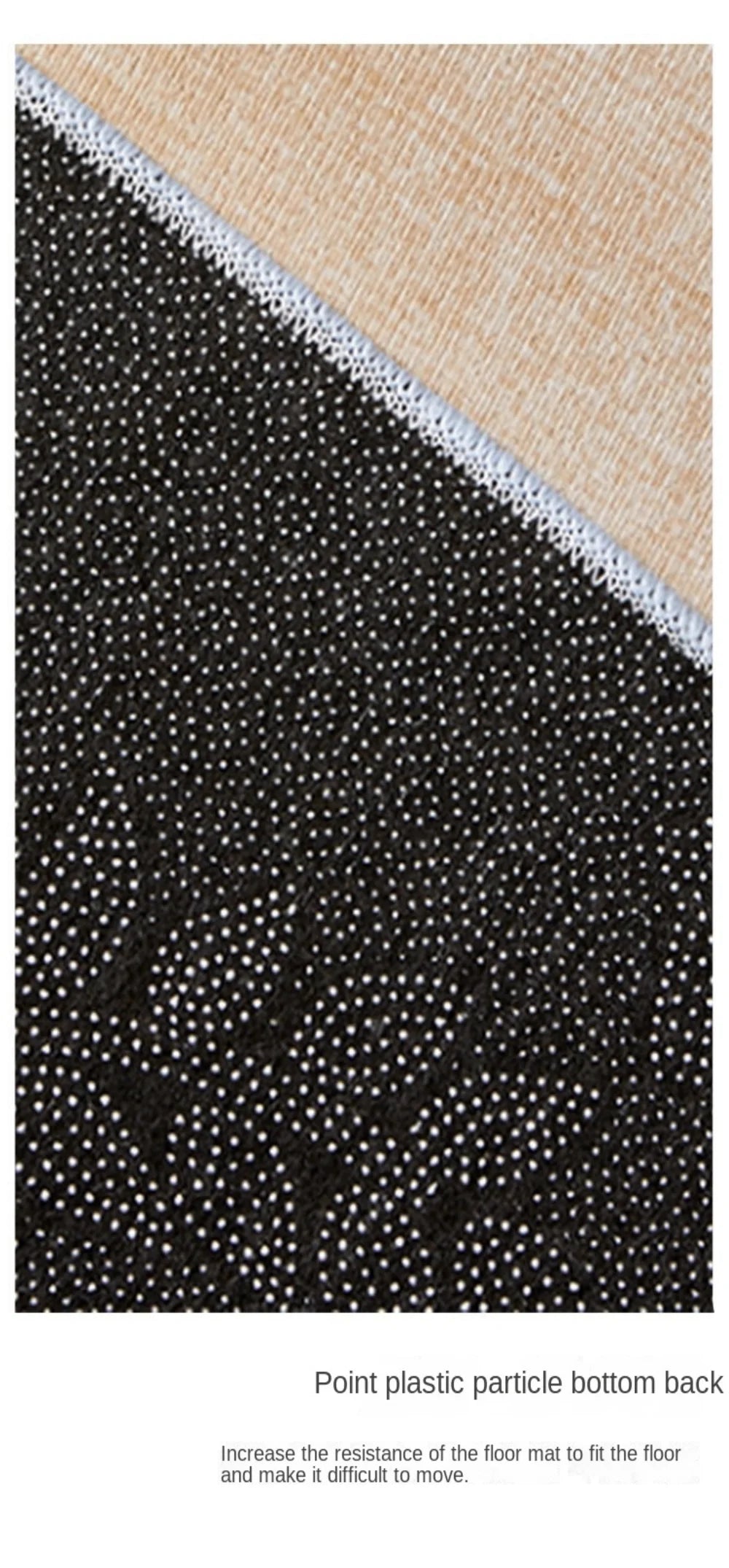 VIKAMA Bohemian Mandala Print Rug Non-slip, Easy-care Living Room & Bedroom Area Rug Study & Kitchen Mat Home Decor