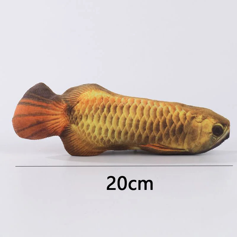 Fish Shape Cat Toy – Plush Scratch Board & Interactive Cat Toy