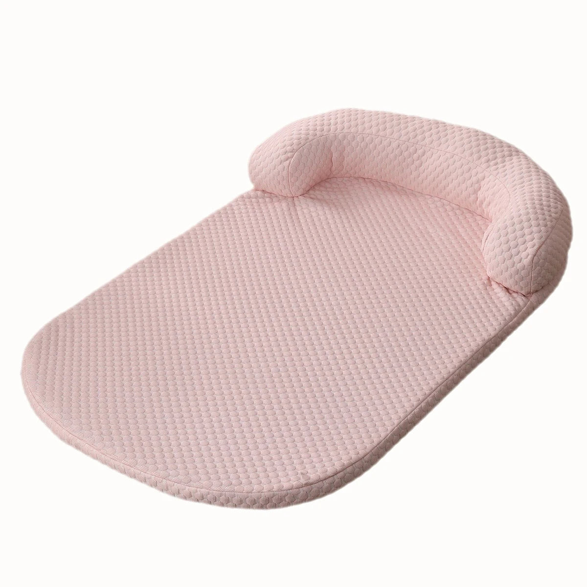 Breathable Cooling Dog & Cat Bed – Anti-Slip Ice Silk Cushion with Pillow for Small & Large Pets