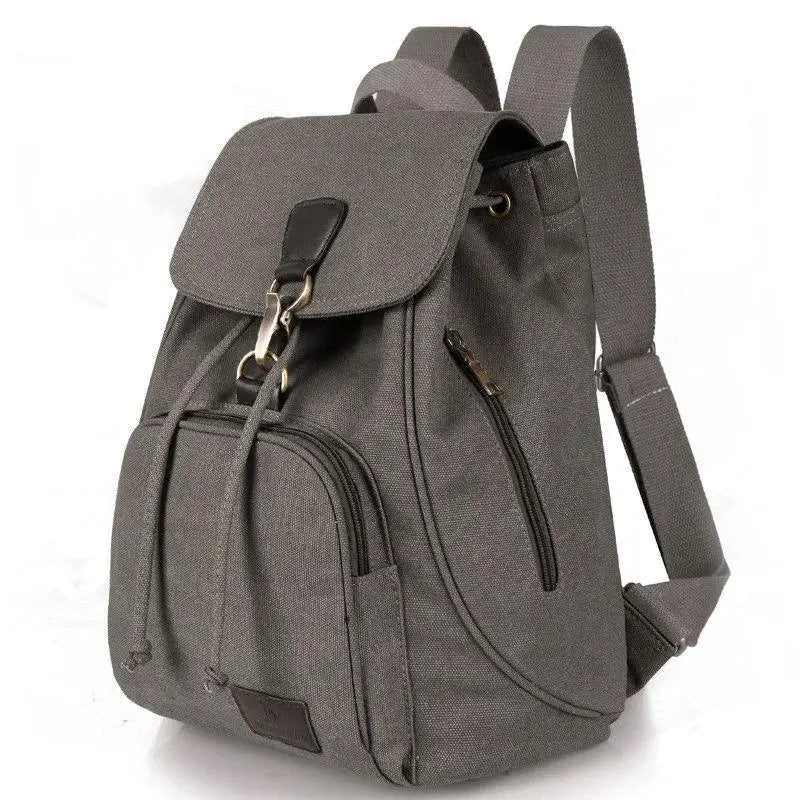 Large Capacity Women’s Canvas Backpack – Casual Vintage Travel & Outdoor Bag