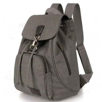 Large Capacity Women’s Canvas Backpack – Casual Vintage Travel & Outdoor Bag