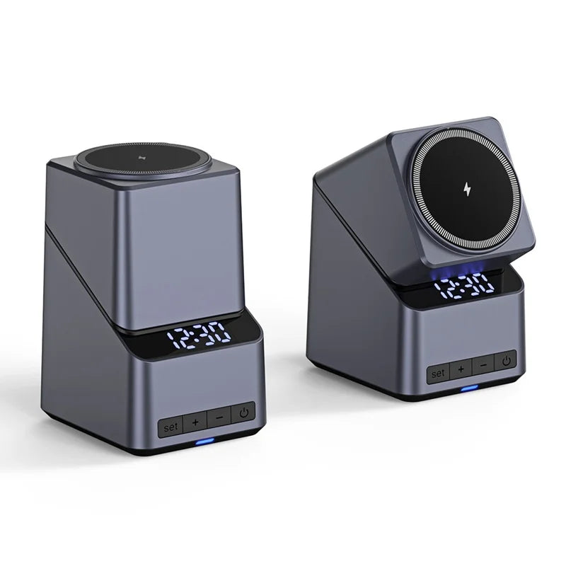 4 in 1 Magnetic Wireless Charger – 15W Rotating Charging Stand