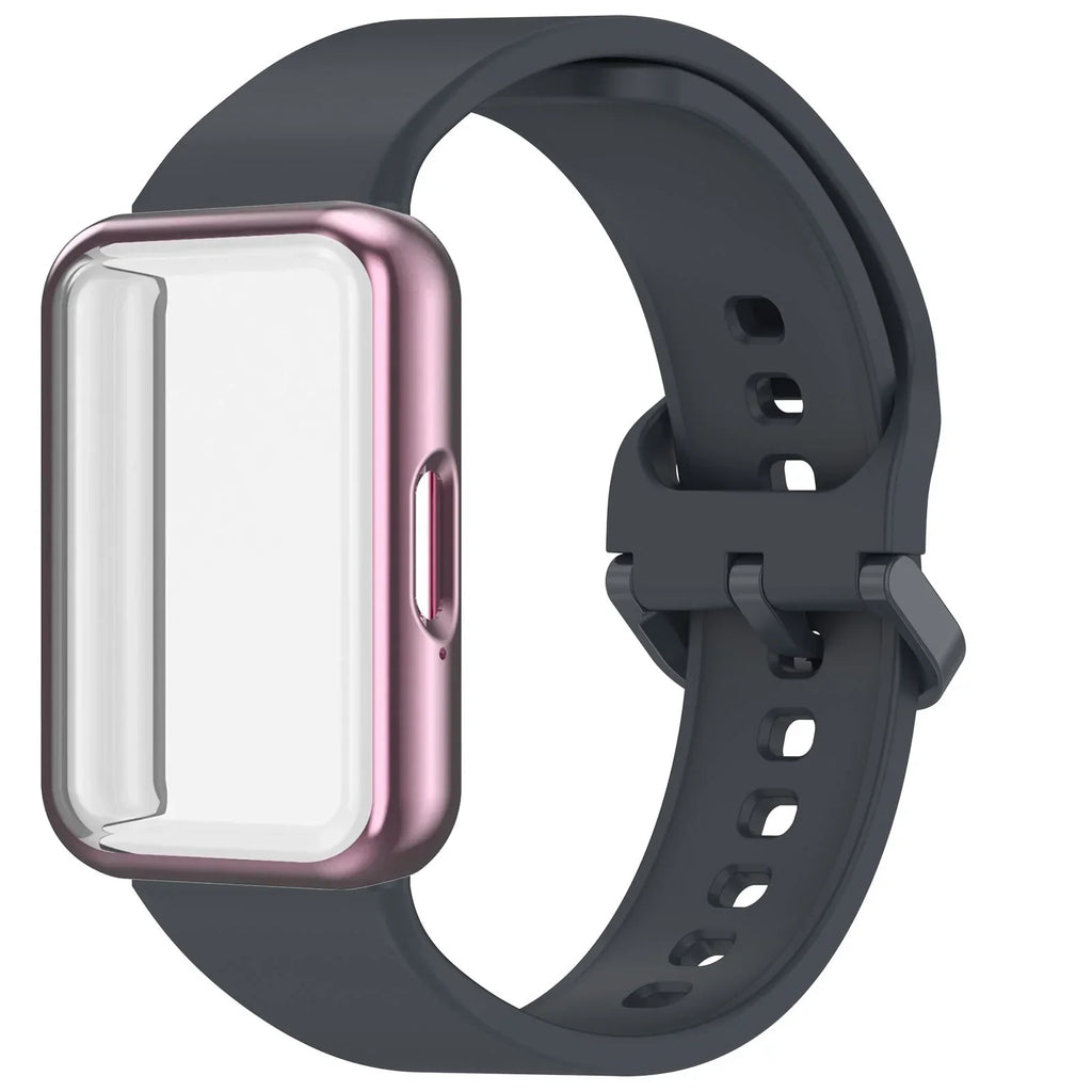 Samsung Galaxy Fit 3 Strap & Case – Silicone Band Cover Kit