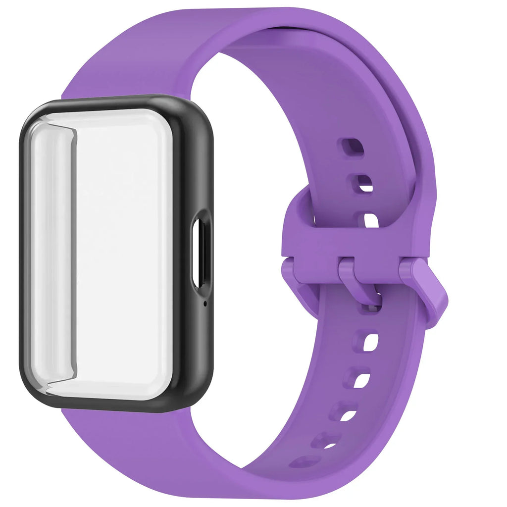 Samsung Galaxy Fit 3 Strap & Case – Silicone Band Cover Kit