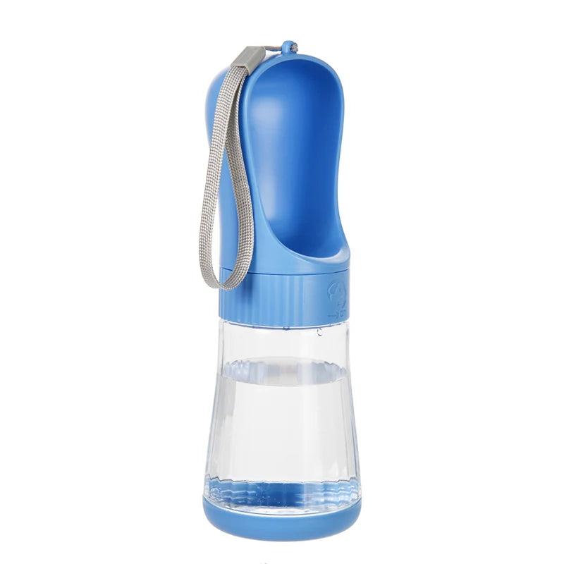 Portable 2-in-1 Dog Water Bottle with Food Container – Travel Pet Water Dispenser for Dogs & Cats