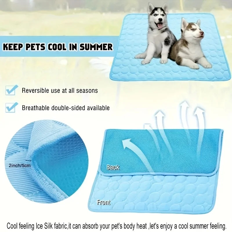Pet Cooling Mat – Waterproof Summer Cooling Pad for Dogs & Cats