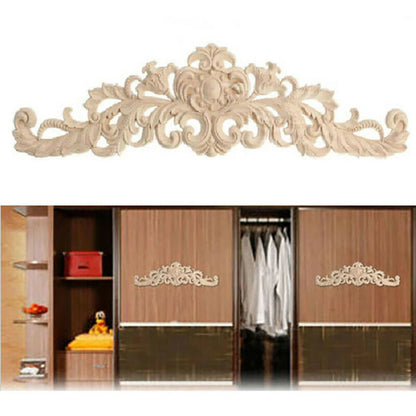 Wooden Carved Furniture Applique Moulding for Cabinet Doors & DIY Home Décor