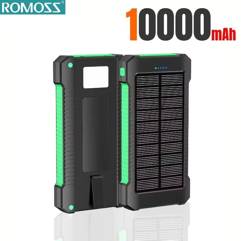 ROMOSS Solar Power Bank – 120W 500000mAh Fast Charging Battery