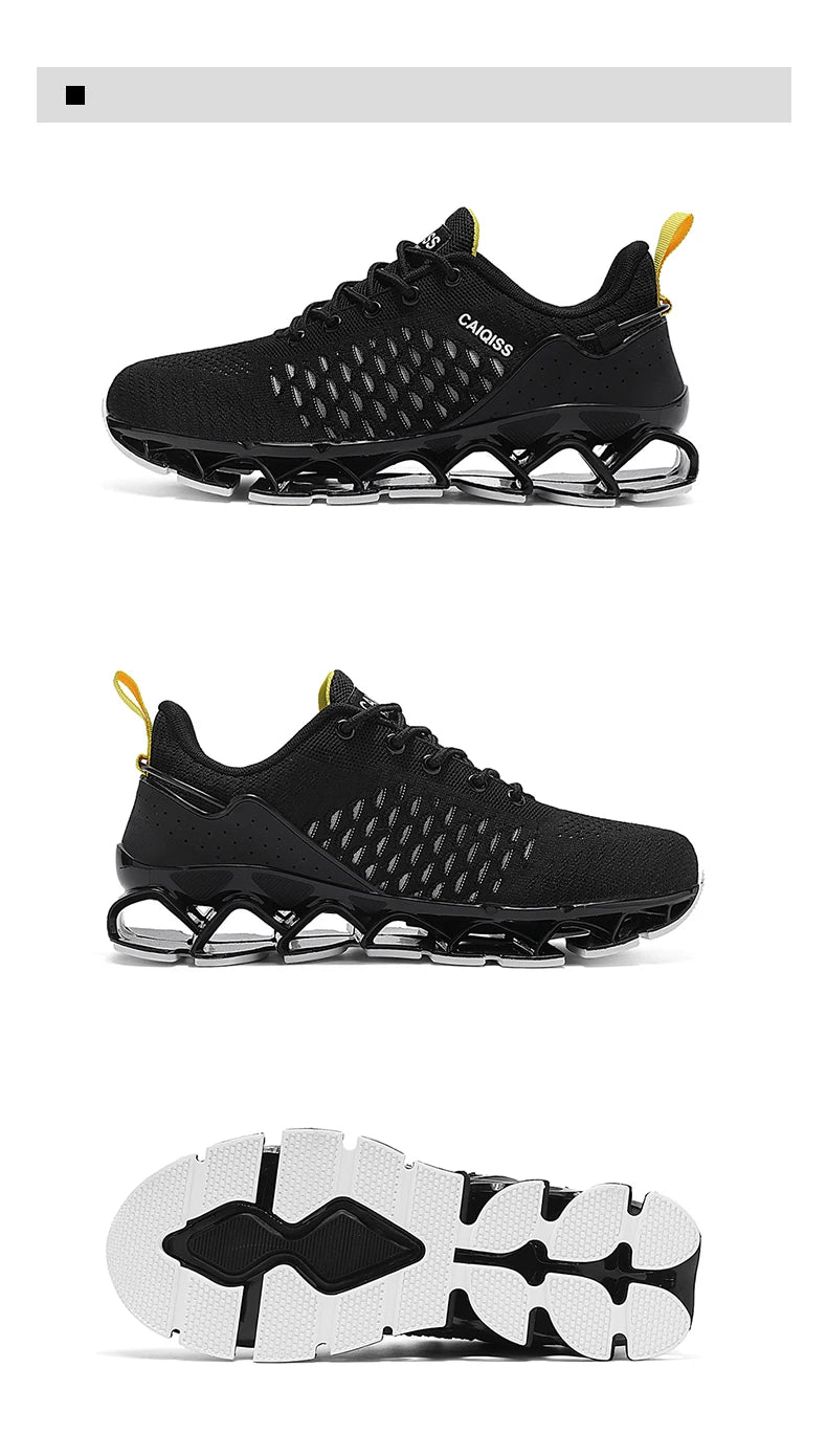 Men’s Lightweight Breathable Running Sneakers – Shock-Absorb Gym & Casual Shoes