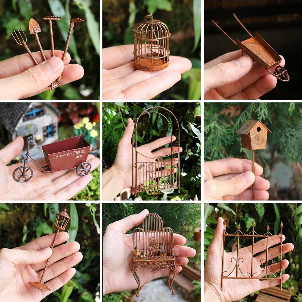 Mini Fairy Garden Figurines – Resin Fairy Statue Garden Decor