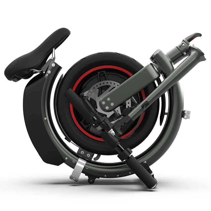 Folding electric bicycle, small, ultra-light and portable, transportation lithium batteries help drive battery cars