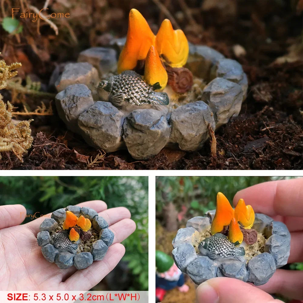 Mini Fairy Garden Figurines – Resin Fairy Statue Garden Decor