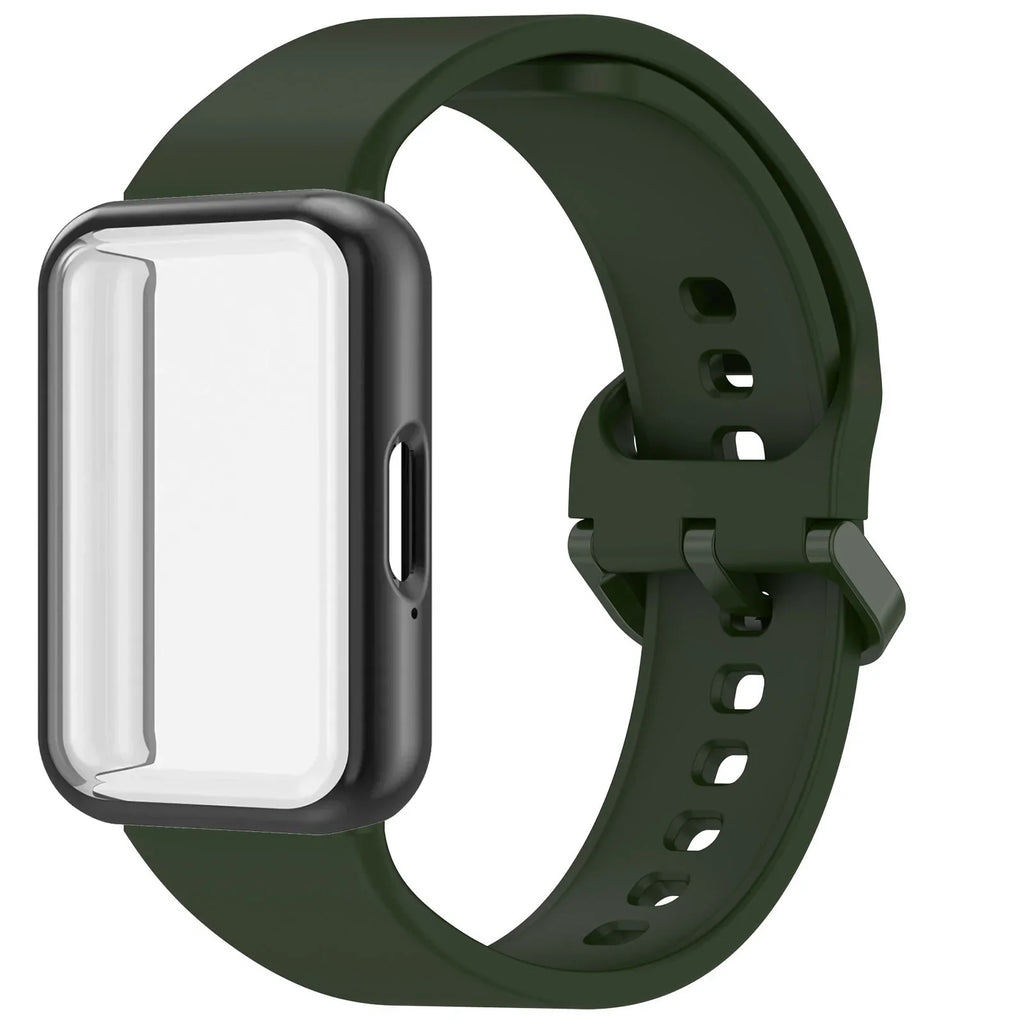Samsung Galaxy Fit 3 Strap & Case – Silicone Band Cover Kit
