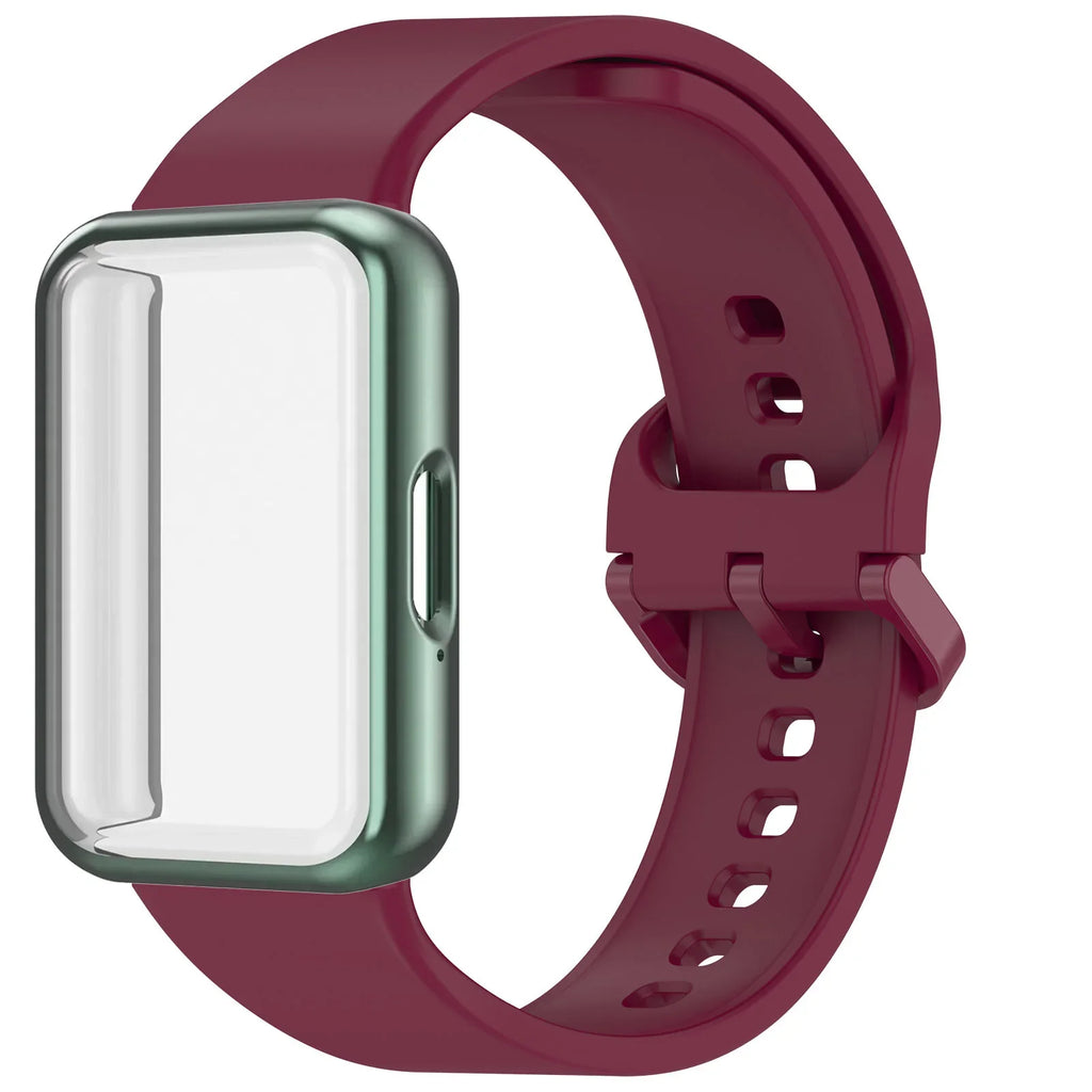 Samsung Galaxy Fit 3 Strap & Case – Silicone Band Cover Kit