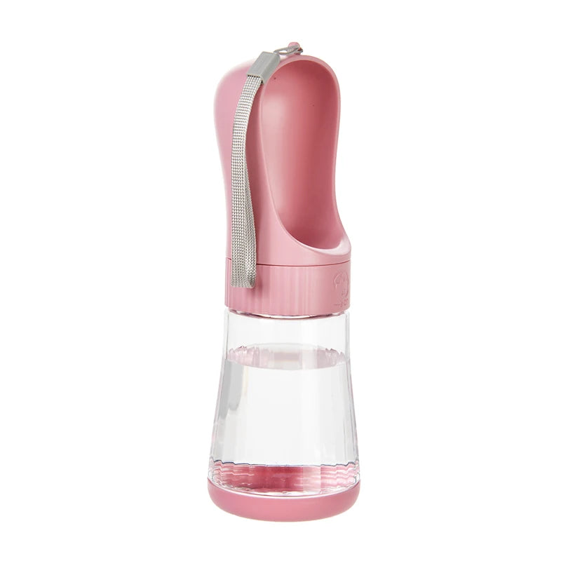 Portable 2-in-1 Dog Water Bottle with Food Container – Travel Pet Water Dispenser for Dogs & Cats