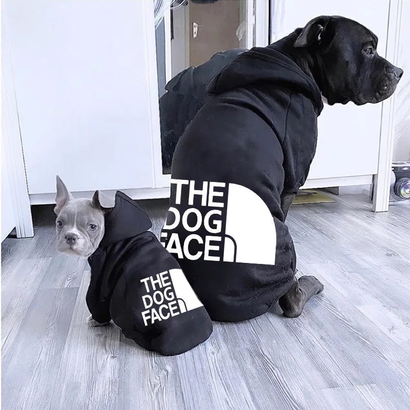 Warm Hooded Dog Jacket Coat Autumn Winter Pet Hoodie Clothing for Small & Large Dogs Corgi Border Collie