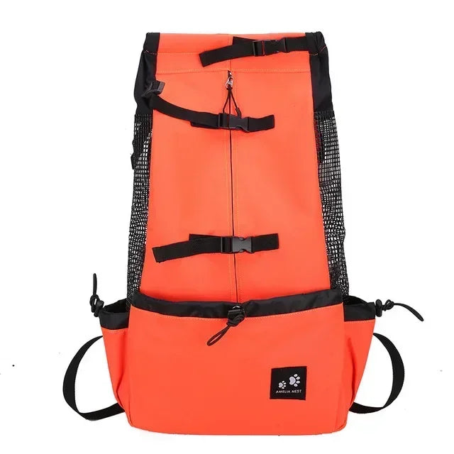 Breathable Pet Carrier Backpack Reflective Portable Travel Bag for Cats & Dogs Outdoor Dog Carrier for French Bulldog