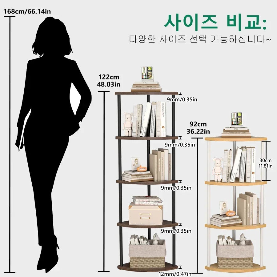 New Storage Shelf Organize Wall Corner Rack Practical Storage Rack Living Room/Kitchen/Bedroom Bookshelf Shelf Plant Rack