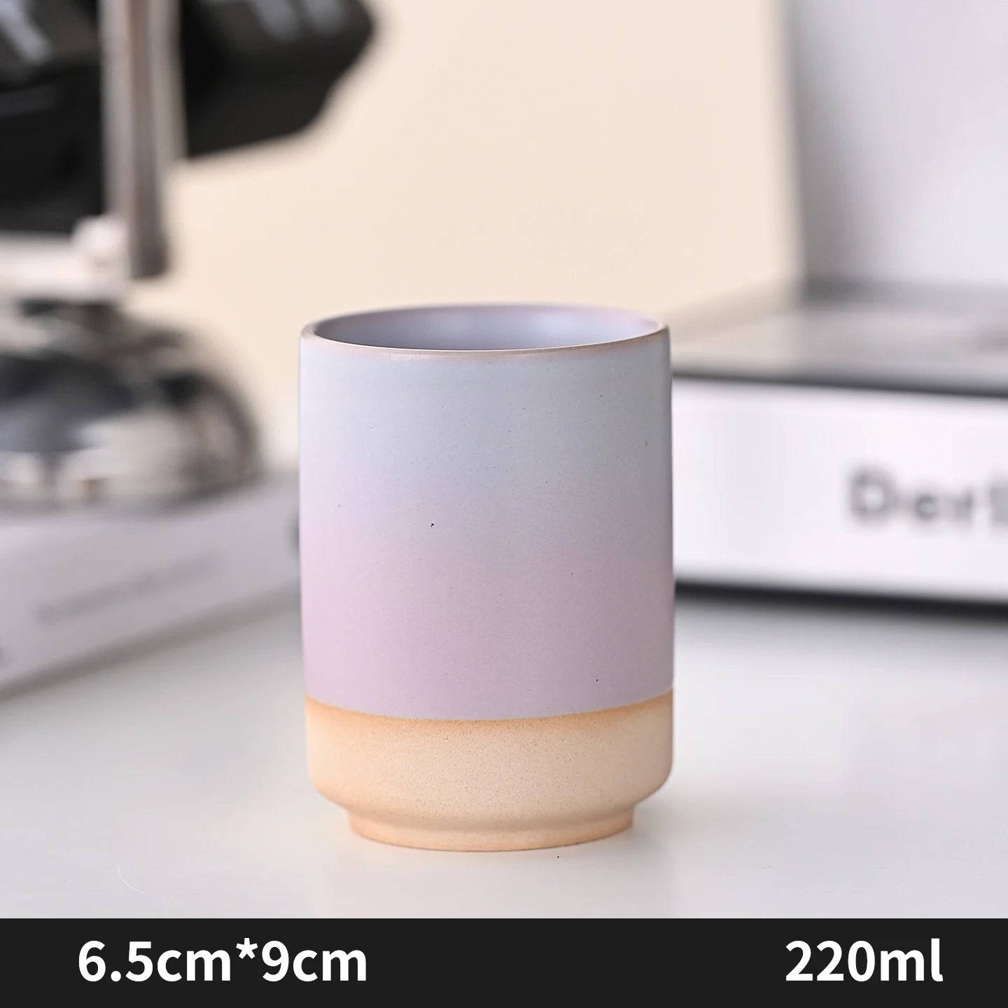 Vintage Ceramic Coffee Mug – Japanese Style Stoneware Espresso Cup