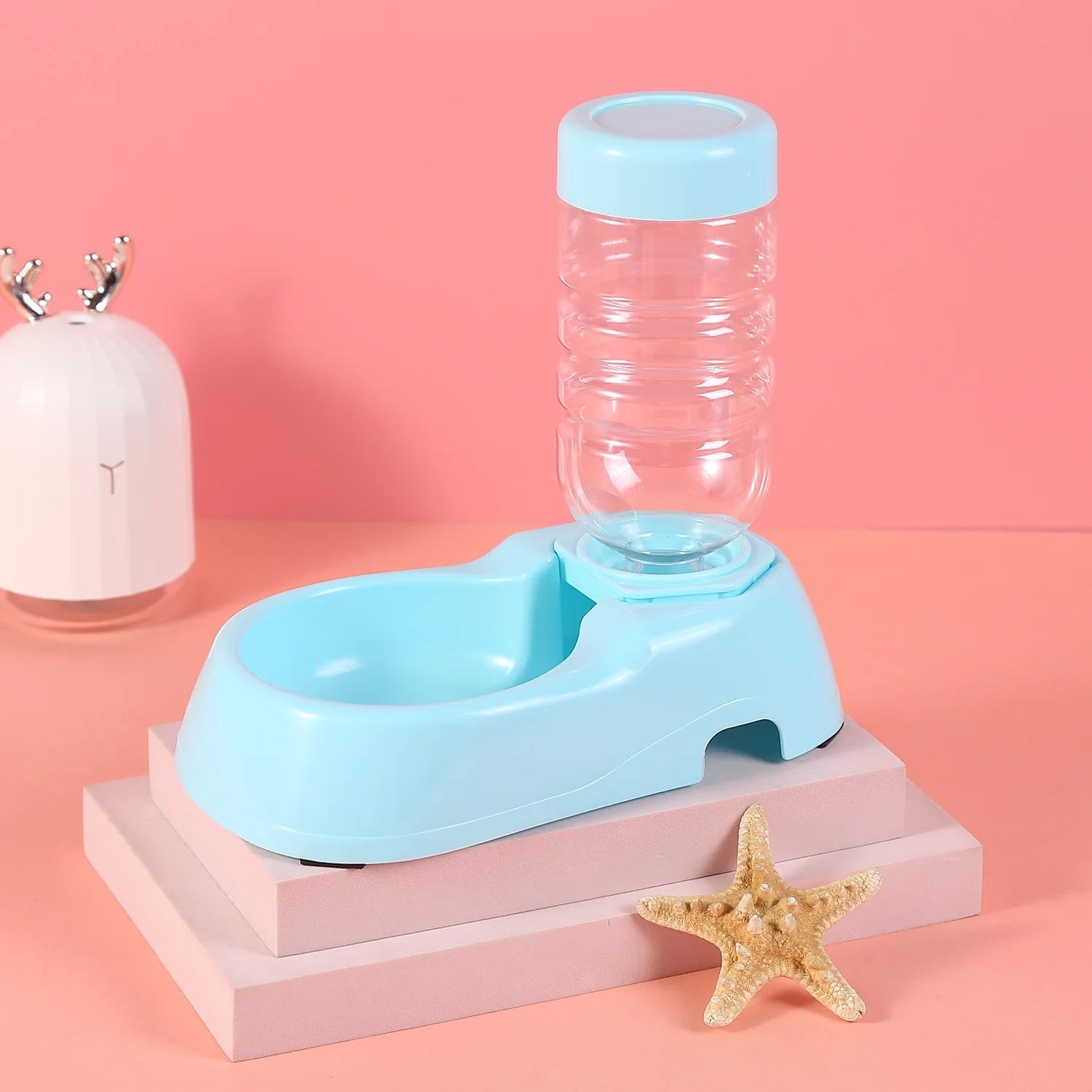 500ml Automatic Pet Water & Food Dispenser for Dogs and Cats