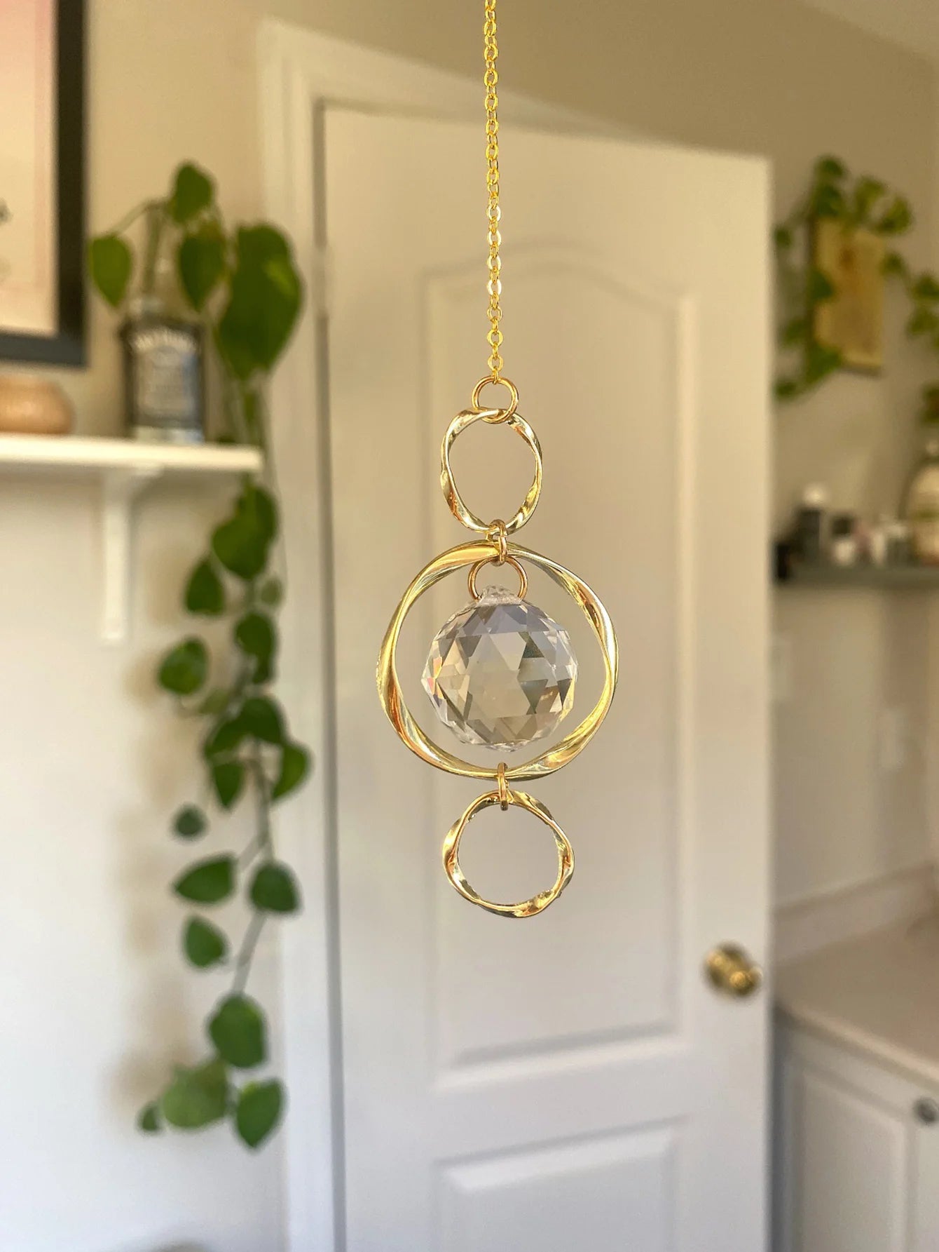 Crystal Suncatcher Prism – Rainbow Maker Hanging Window Decor