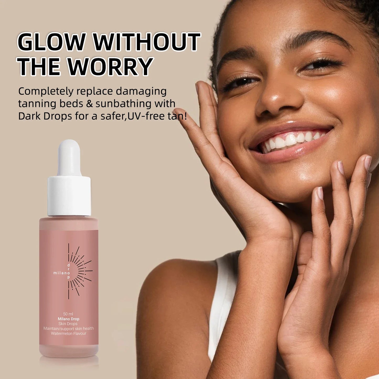 Natural Self Tanner for Face & Body – Sun-Free Liquid Bronze Glow