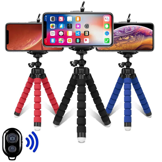 Flexible Mini Tripod Stand for Smartphones & Cameras – Portable Octopus Holder