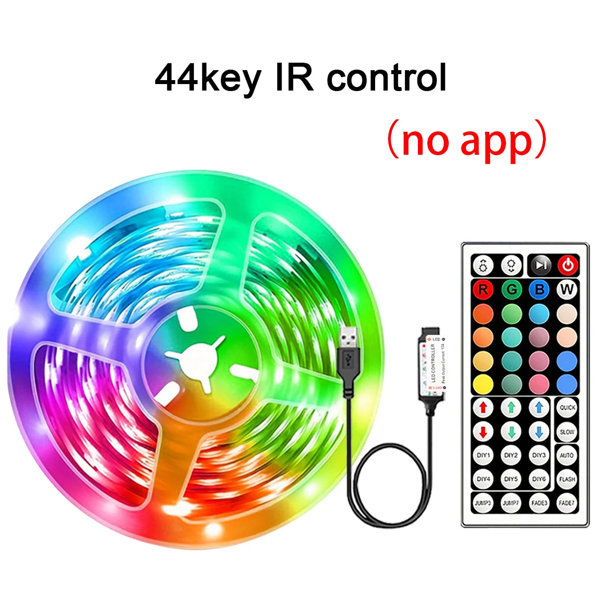 RGB LED Strip Lights – APP Control Room Decoration Light