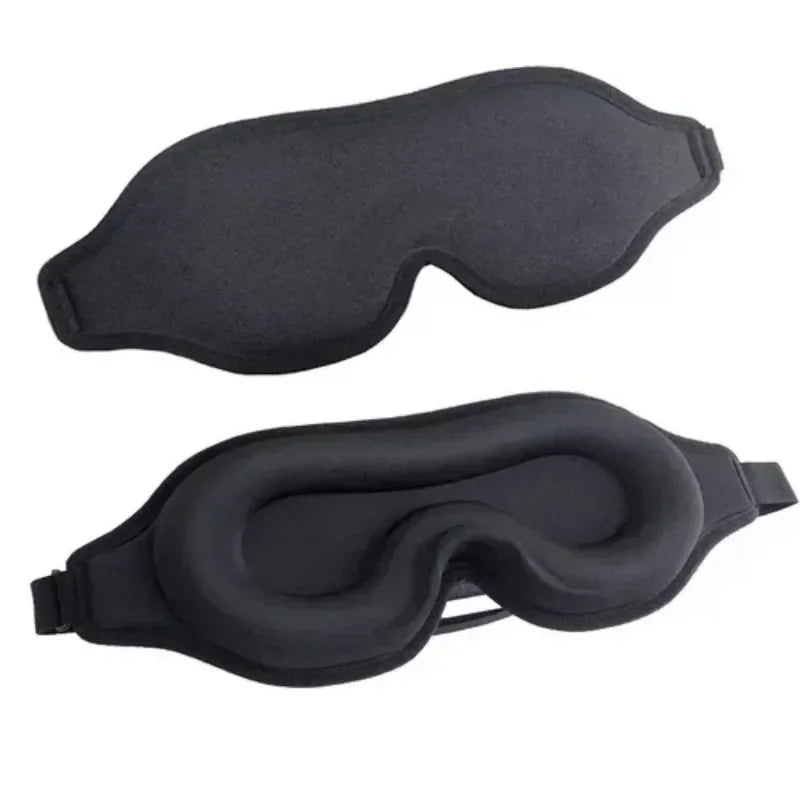 3D Sleep Mask – Soft Breathable Eye Mask for Travel & Night