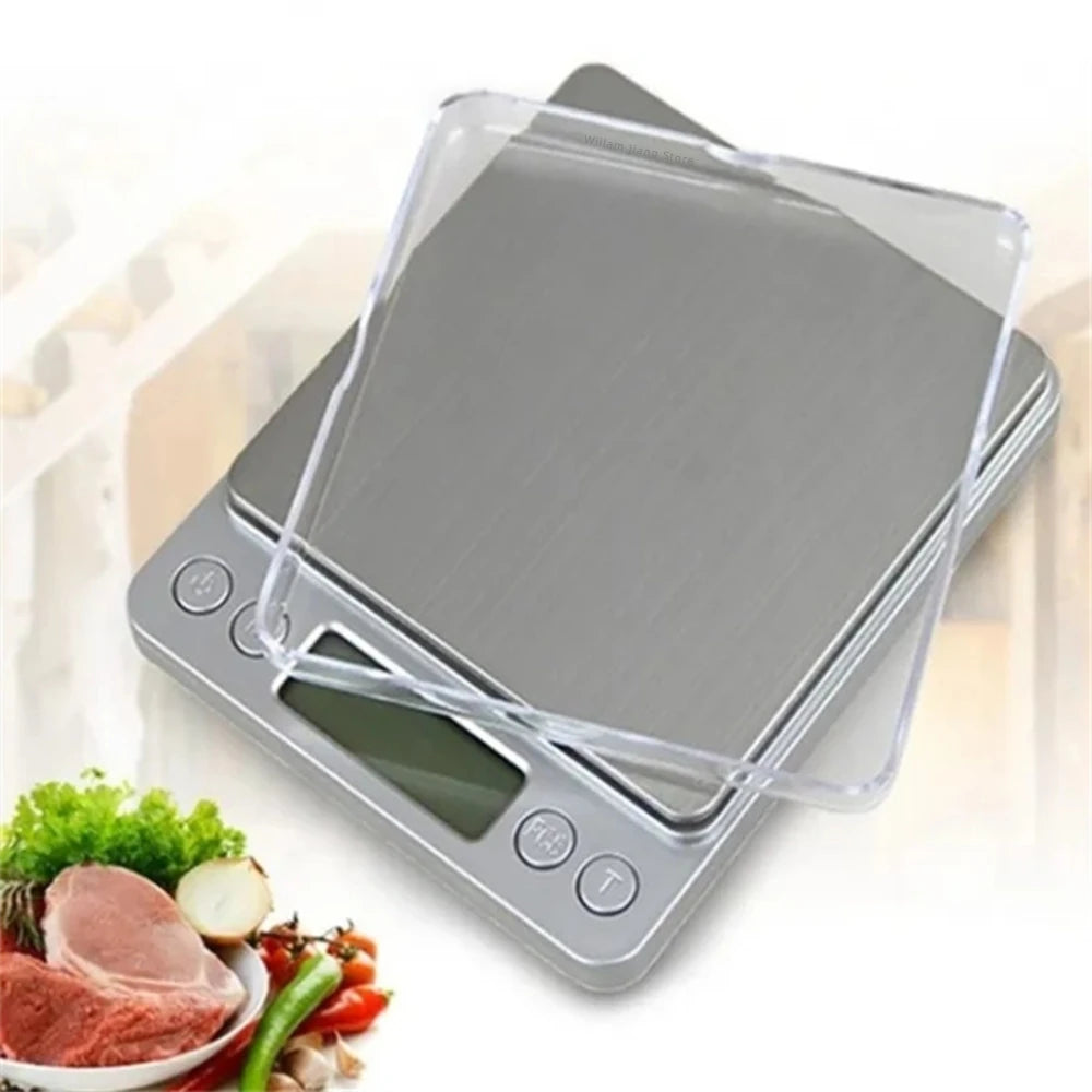 Digital Kitchen Scale – Mini Stainless Steel Precision Gram Scale