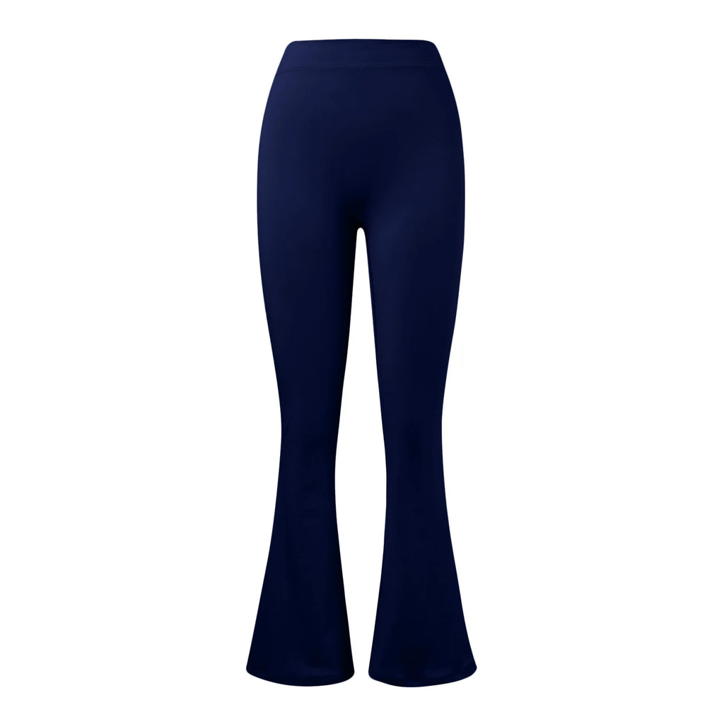 Sexy Yoga Flare Pants Women V-Cut Waist High Waist Push Up Butt Fitness Leggings Comfort Fit Gym Running Fashion Slim Leggings